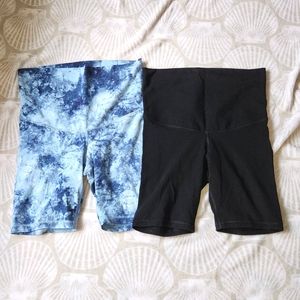 2pcs Maternity biker shorts